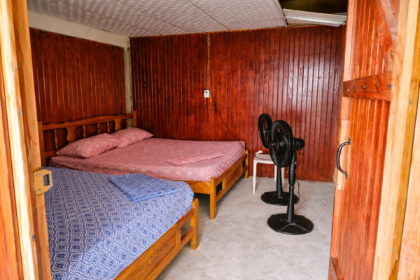 Affordable room Isla Perro San Blas beachfront accommodation two beds